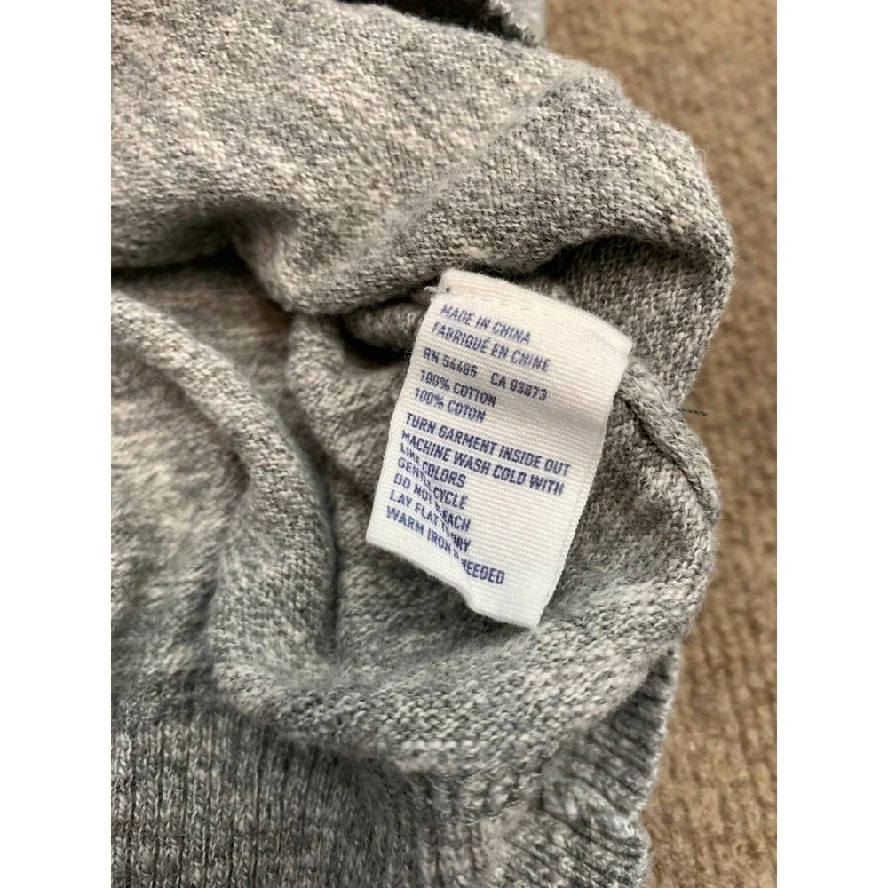 American Eagle Sweater Mens M V-Neck Athletic Fit Heathered 100% Cotton Y2K Knit